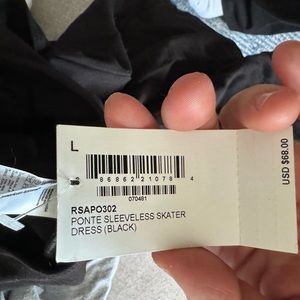 Never worn black American Apparel skater dress